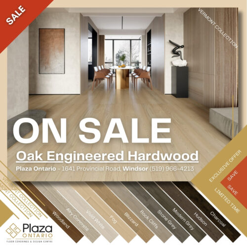 Sale on Oak Engineered Hardwood in Windsor