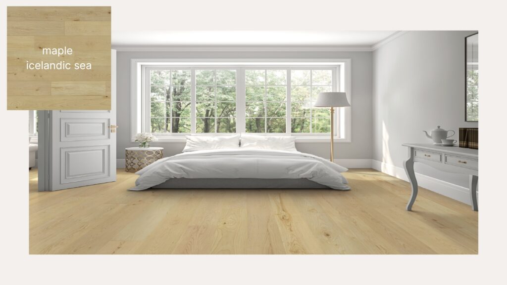 engineered hardwood - maple icelandic sea - flooring